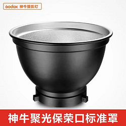 Godox 神牛 闪光灯标准罩保荣口影室灯55度反光罩蜂巢网背景灯聚光罩附件