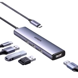 88VIP：UGREEN 绿联 四合一Type-C拓展坞（USB3.0*4）