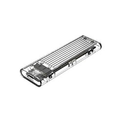 ORICO 奥睿科 M.2硬盘盒 USB 3.1 Type-C TCM2-C3 透明银