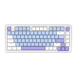 REDRAGON 红龙 KS82 PRO 81键+多媒体旋钮 三模机械键盘 芋香 龙舞轴 RGB