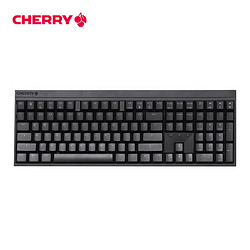 CHERRY 樱桃 MX2.0S 机械键盘 游戏键盘 办公键盘 电脑键盘 全尺寸键盘 有线键盘 樱桃无钢结构 黑色玉轴