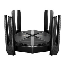 PLUS会员：Ruijie 锐捷 天蝎X60new 双频6000M 家用千兆Mesh无线路由器 Wi-Fi 6 黑色 单个装