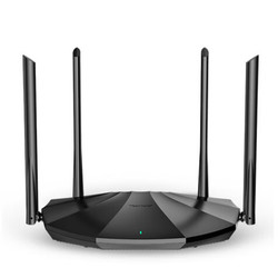 Tenda 腾达 AX2 双频1500M 家用千兆无线路由器 Wi-Fi 6 黑色 单个装