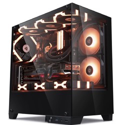 GOLDEN FIELD 金河田 HIFGTX27炫酷海景房机箱无立柱/MATX/9风扇位/240水冷机箱