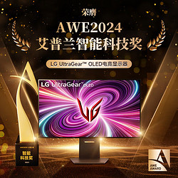 LG 乐金 32GS95UE 31.5英寸 OLED显示器（480Hz、98.5%HDR400）