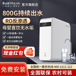 百亿补贴：TRULIVA 沁园 净水器过滤器自来水家用反渗透直饮厨房纯水机净水机A3840i