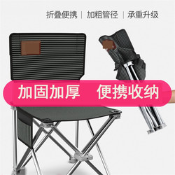 闪电客 户外椅子闪电客折叠小马扎钓鱼凳子排队便携式靠背椅板凳钓鱼椅子