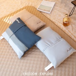 BSWolf 北山狼 便携式户外露营枕头旅行棉头枕长途睡觉办公室午睡坐睡神器