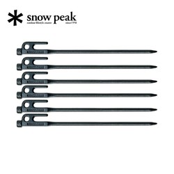 黑卡会员：snow peak [国内现货]Snowpeak雪峰户外露营锻造强化钢营钉组30x6 R-103-1