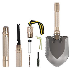 猛士户外铲多功能户外铁锹铲子野营锹工兵铲车载钓鱼露营工具铲