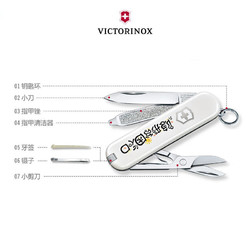 百亿补贴：VICTORINOX 维氏 瑞士军刀趣玩系列58mm瑞士迷你多功能折叠刀0.6223系列