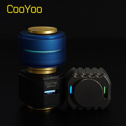 CooYoo GR Pro C电容指间陀螺EDC迷你钛合金氚管成人指尖减压玩具