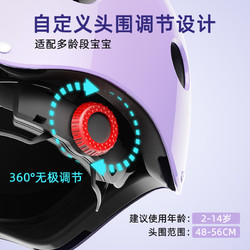 88VIP：小状元 儿童轮滑护具骑行头盔套装平衡自行车滑板溜冰护膝防护装备