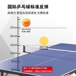 靓千纤 乒乓球三星级用球儿童训练运动球台耐打球高弹家用兵乓球比赛专用