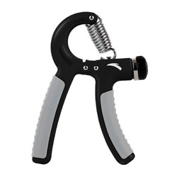 ANTA 安踏 握力器专业练手力量男士条子款训练中学生可调节臂力棒指器材 黑色基础款