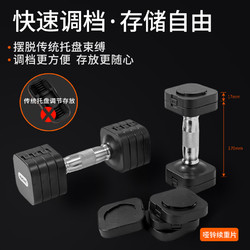 京东百亿补贴：Schvodon 舒动 创新快调哑铃 5kg*2只 SD-01A