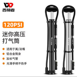 West Biking 西骑者 自行车便携式打气筒迷你减震气叉前叉轮胎高压充气筒通用