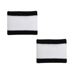 UNDER ARMOUR 安德玛 官方UA 男女情侣条纹训练运动腕带-2条装1373119