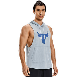 UNDER ARMOUR 安德玛 官方UA春夏Project Rock强森男子连帽训练运动背心1376939