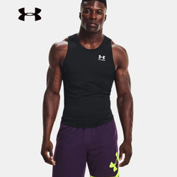88VIP：UNDER ARMOUR 安德玛 运动背心男无袖T恤紧身跨栏训练健身服1368352-001