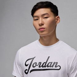 Jordan官方耐克乔丹FLIGHT男子T恤夏季纯棉柔软舒适简约FN5959