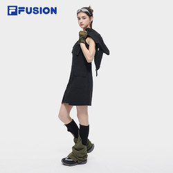 FILA 斐乐 欧阳娜娜同款 FILA FUSION斐乐潮牌连衣裙两件套2024夏新款新机服