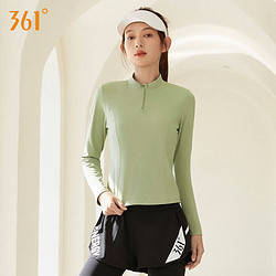 361&deg; 瑜伽服女长袖运动上衣春秋普拉提训练T恤跑步速干运动健身服