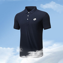 lotto 乐途 男子运动三防POLO衫 速干透气