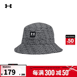 UNDER ARMOUR 安德玛 UNDERARMOUR）同款Branded男子训练运动渔夫帽1376704 黑色002 M/L