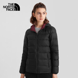 THE NORTH FACE 北面 羽绒服女户外保暖双面穿700蓬羽绒外套5AY2 82R/黑色 M