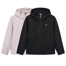 361&deg; 361度正品女士短款棉服连帽新品2023冬季保暖外套女子休闲上衣