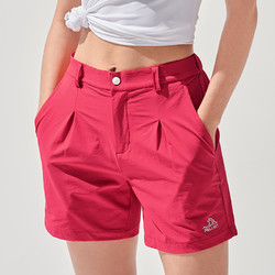 88VIP：PELLIOT 伯希和 快干裤户外运动短裤女新款轻薄宽松运动高腰透气休闲健身裤