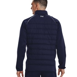 UNDER ARMOUR 安德玛 UNDERARMOUR）Stretch Hybrid男子高尔夫运动羽绒服1366290 黑色002 XL
