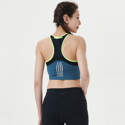 UNDER ARMOUR 安德玛 官方奥莱UA 女款反光款防震跑步健身训练运动休闲短款背心