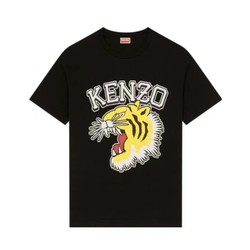 cdf会员购、520心动礼：KENZO 凯卓 高田贤三 男士黑色虎头图案短袖T恤 FD6 5TS008 4SG 99J