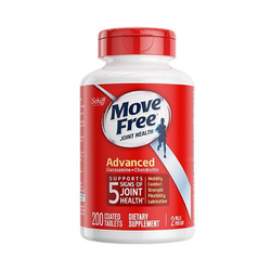 cdf会员购：Schiff 旭福 Move Free 氨糖软骨素钙片 200粒 红瓶