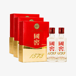88VIP：国窖1573 52%vol 浓香型白酒50ml*2*3瓶