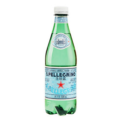 S.PELLEGRINO 圣培露 充气天然矿泉水500ml*12瓶