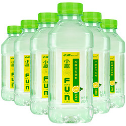 SMALLFUN 小趣 苏打水饮料 经典柠檬味 无汽 果味含有维生素c饮料 380ml*6瓶