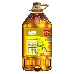 金龙鱼 特香菜籽油4L/桶非转基因物理压