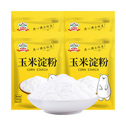 88VIP：gidley 吉得利 玉米淀粉180g*4袋嫩肉生粉食用粉炸鸡裹粉勾芡烘焙原料家用