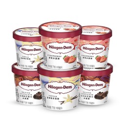 88VIP：H&auml;agen&middot;Dazs 哈根达斯 冰淇淋香草草莓巧克力礼盒81g*6杯雪糕