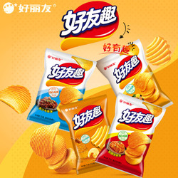 Orion 好丽友 好友趣薯片韩国泡菜土豆薯条膨化有趣零食大礼包旗舰店官网