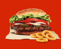 88VIP：BURGER KING 汉堡王 皇堡两件套  单次兑换券 优惠券 电子券