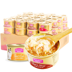 Myfoodie 麦富迪 白肉猫罐头 浓汁混合装85g*48