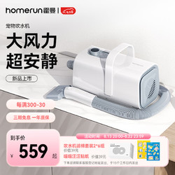 Homerun 霍曼 宠物吹水机 狗狗大功率电吹风机大型犬洗澡吹毛器猫咪吹毛器