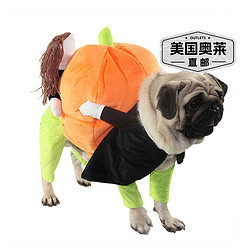 PET LIFE 宠物生活&ldquo;南瓜星期一&rdquo;万圣节宠物狗服装