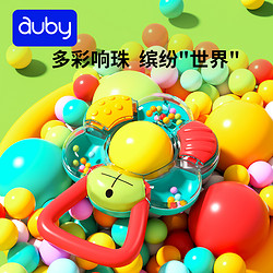 auby 澳贝 花儿手摇铃宝宝玩具0-1岁新生婴幼儿摇铃玩具可爱造型清脆响