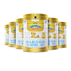 澳优能立多3段幼儿配方牛奶粉860g*6罐整箱装荷兰原罐进口