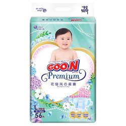 88VIP：GOO.N 大王 花信风系列 纸尿裤 L56片
